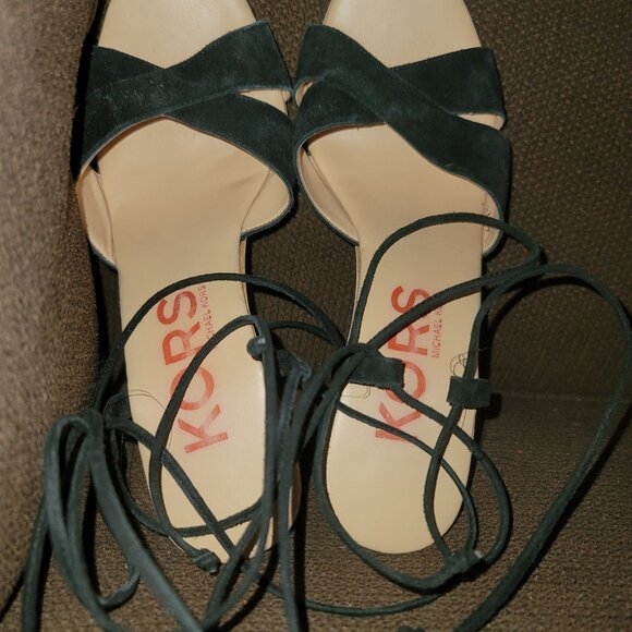 Michael Kors Lace Up High Heel Sandals - Picture 4 of 13